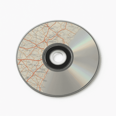 CD-ROM kelių žemėlapis