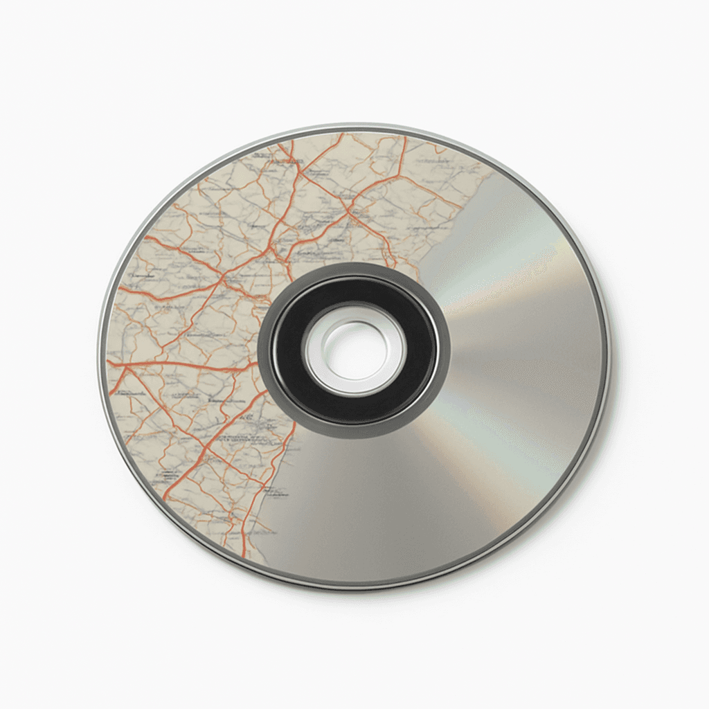 CD-ROM kelių žemėlapis