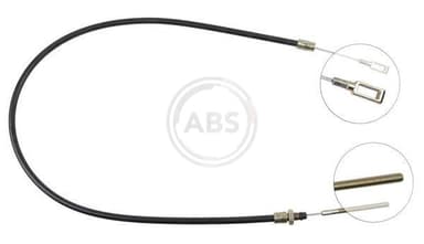 Stabdymo mechanizmas trosas