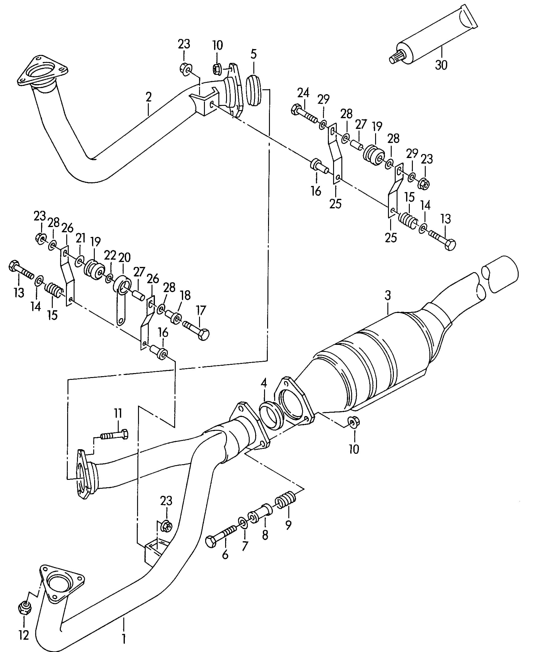 2000 — Fuel, exhaust, cooling › 25375