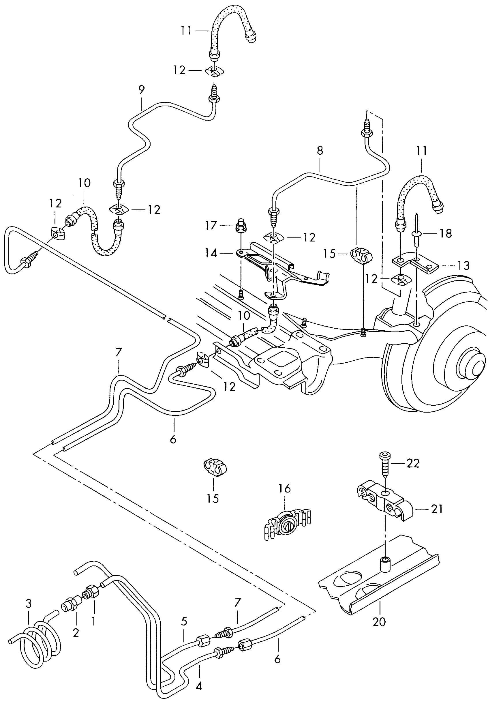 2001 (             >> 8D-1-200 000) — Wheels, brakes › 61130