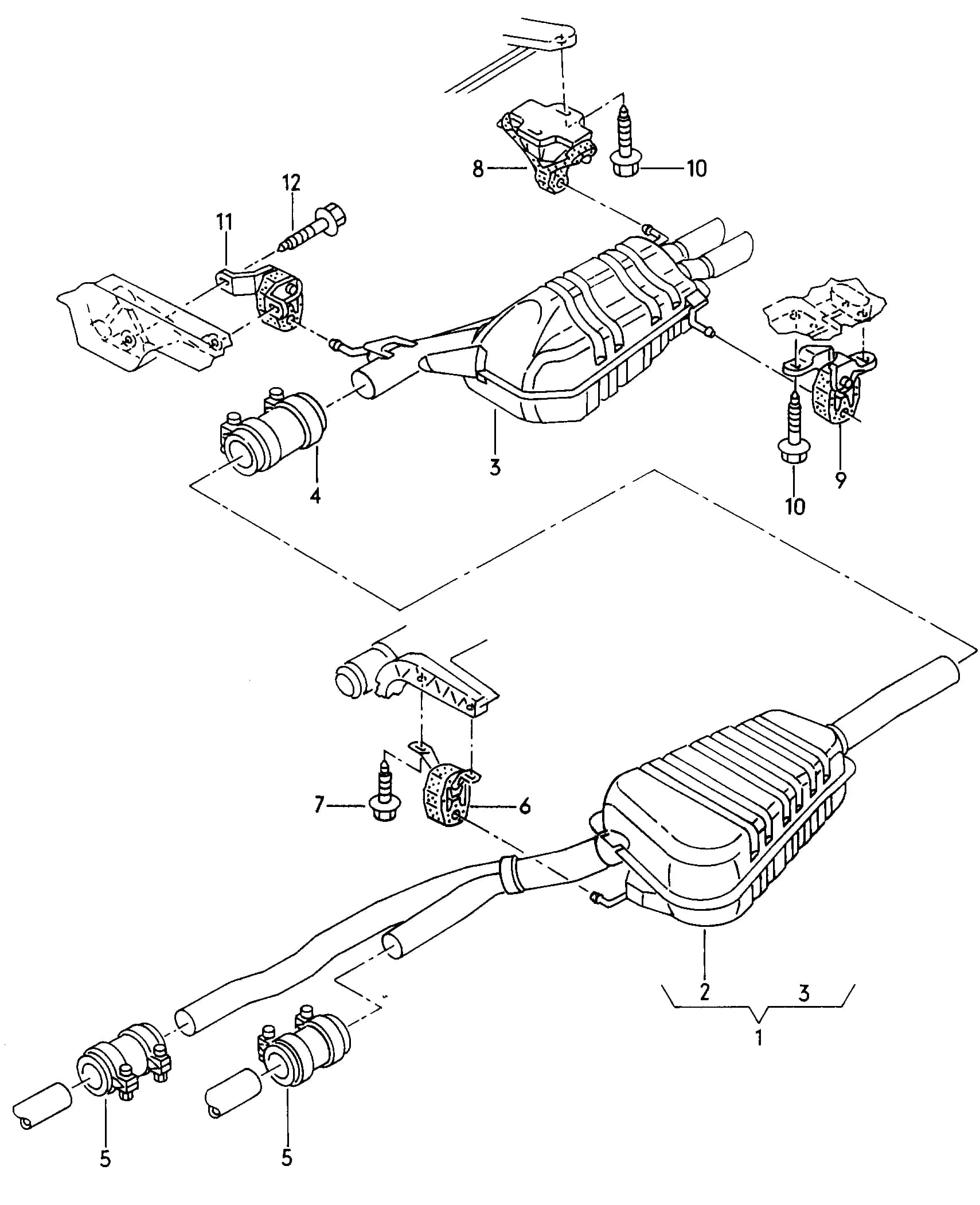 1996 — Fuel, exhaust, cooling › 25390