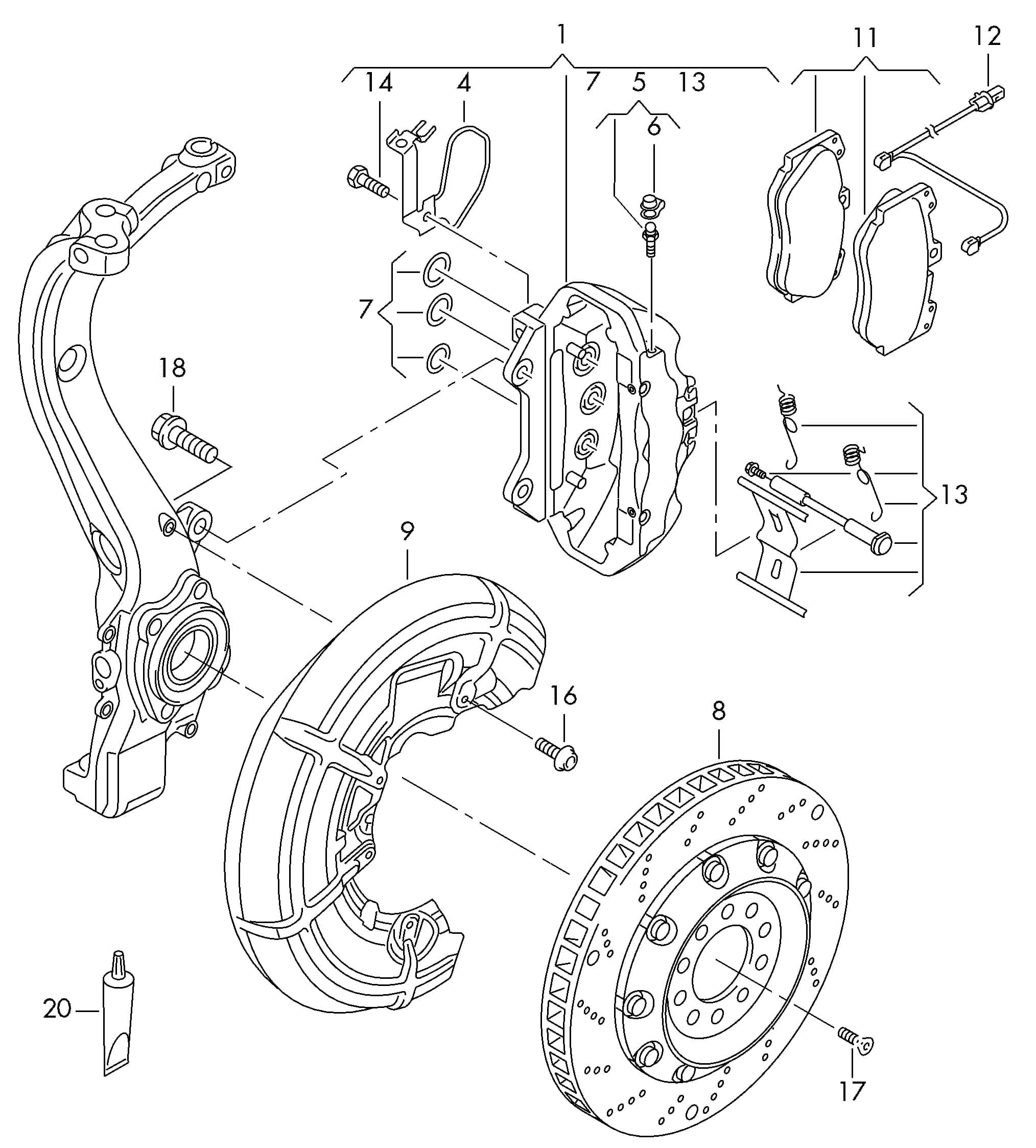 2016 — Wheels, brakes › 61555