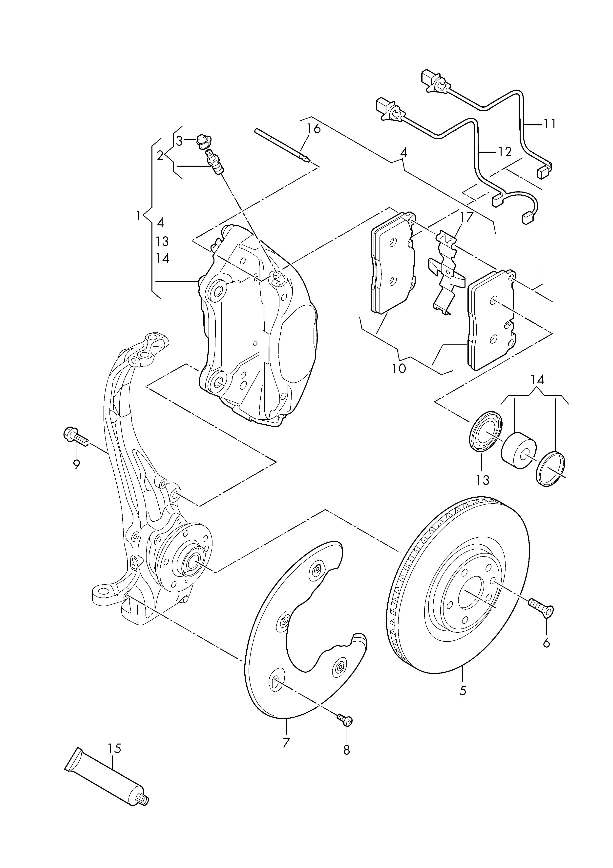 2013 — Wheels, brakes › 61545