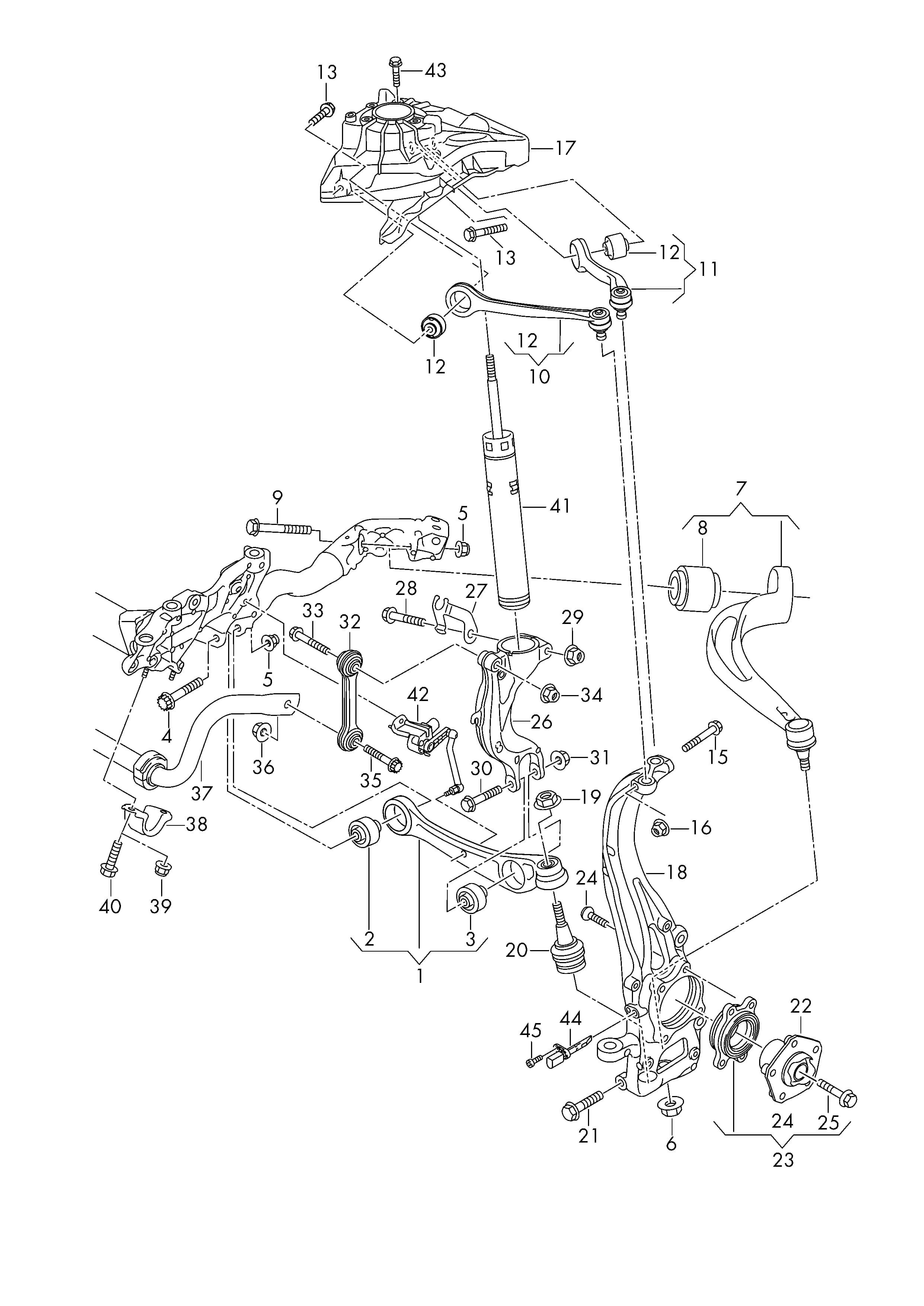 2019 — Front axle, steering › 40700