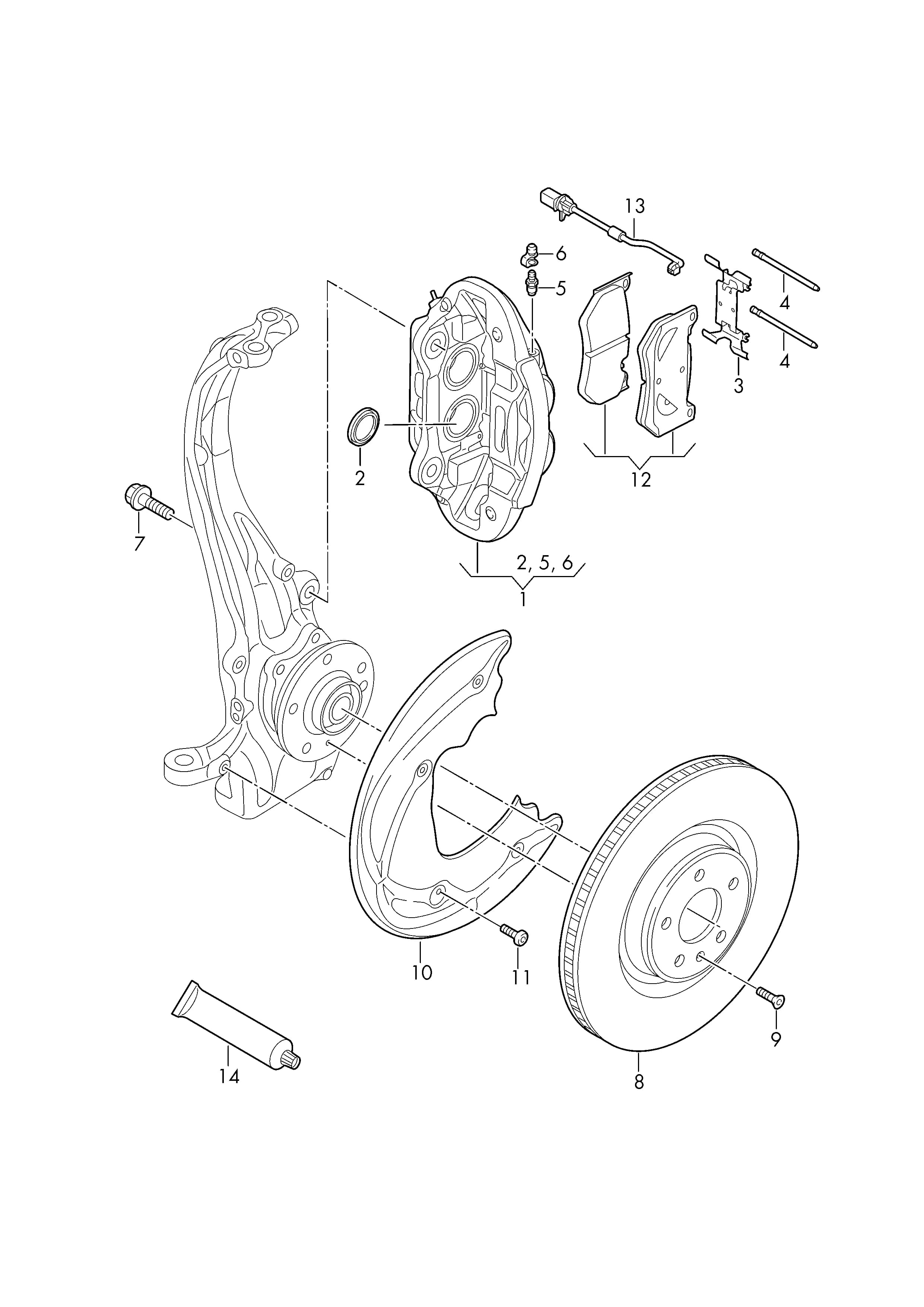 2019 — Wheels, brakes › 61545