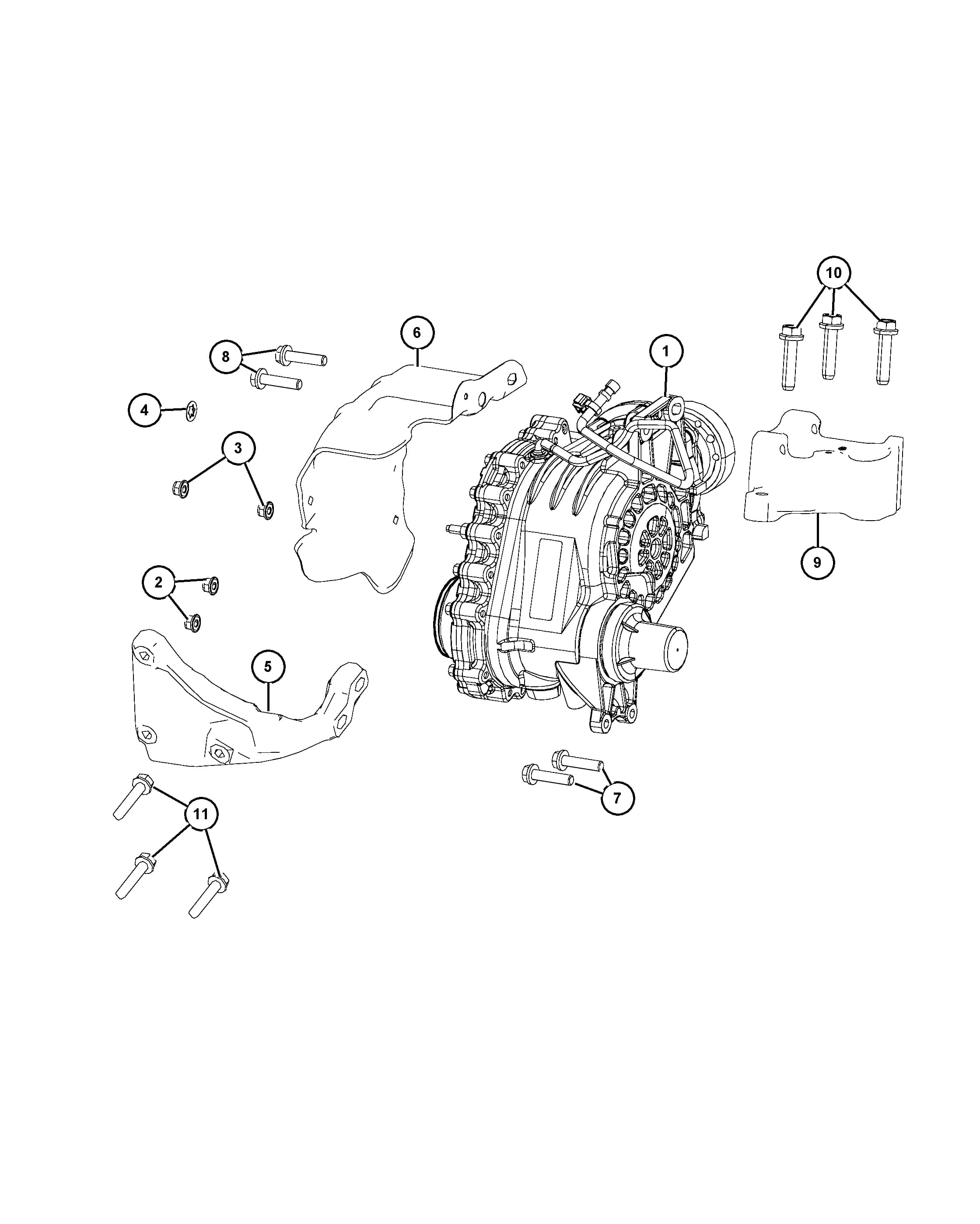 2017 JC - DODGE JOURNEY — 21590 POWER TRANSFER UNIT; TRANSFER CASE › 06 1210 POWER TRANSFER UNIT MOUNTING