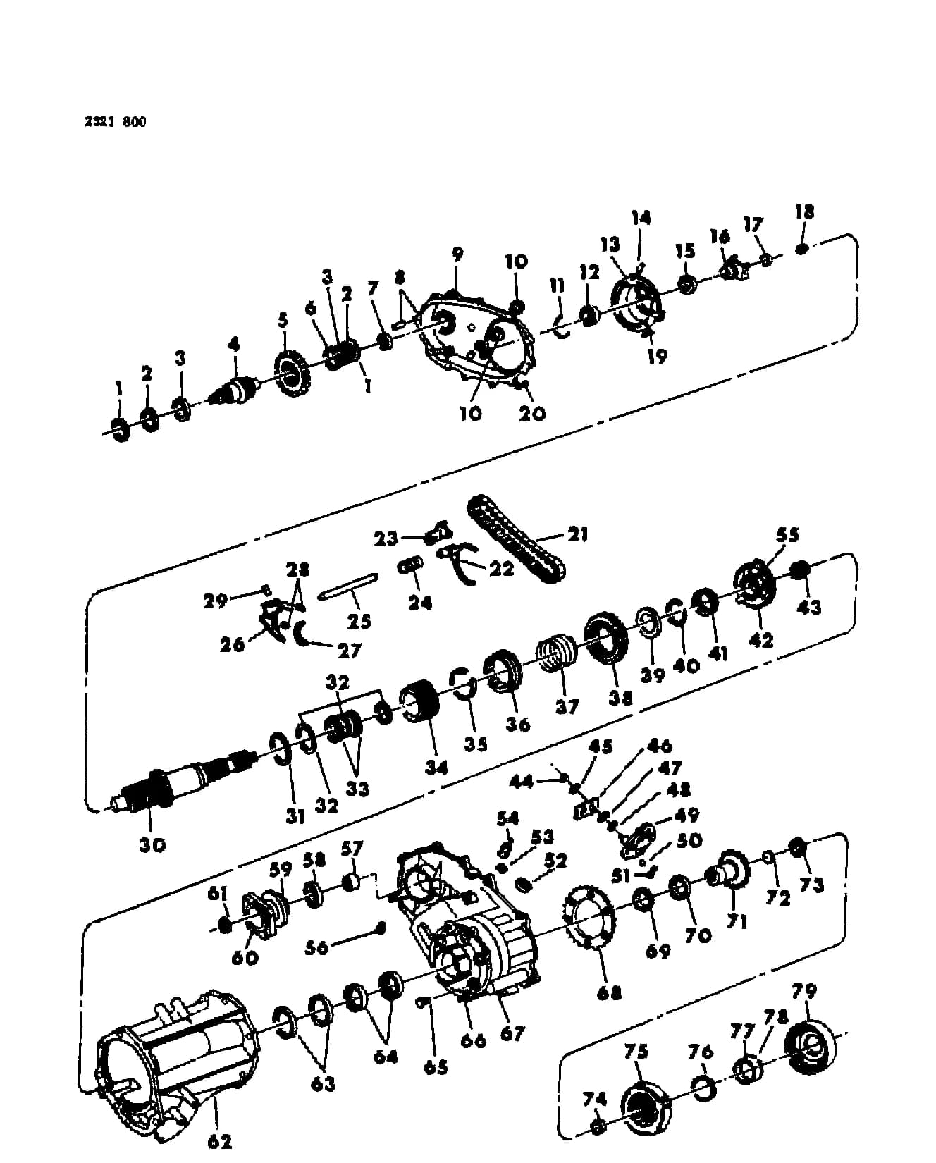 DOWEL, CASE ALIGNMENT, 1/2" O.D. X 5/8" LG. — 1982 T -TRUCK (CANADA) — 21M TRANSMISSION, MANUAL › 08 8 TRANSFER CASE- N.P.G. MODEL 208, W150,250,350 - AW100
