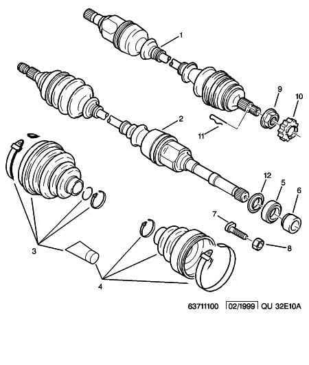 mechanical — driveshafts › DRIVESHAFT