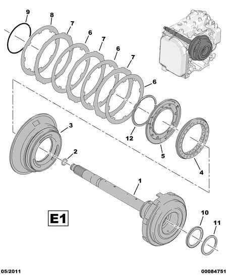 mechanical — gearbox › ENGINE SHAFT CLUTCH E