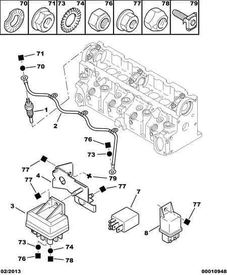 PREHEATING PLUG, M10X100-LONG 89, Replaced by 5960 F6 — electrical components — pre-heating › PLUG - PREHEATING PLUG CONTROL BOX