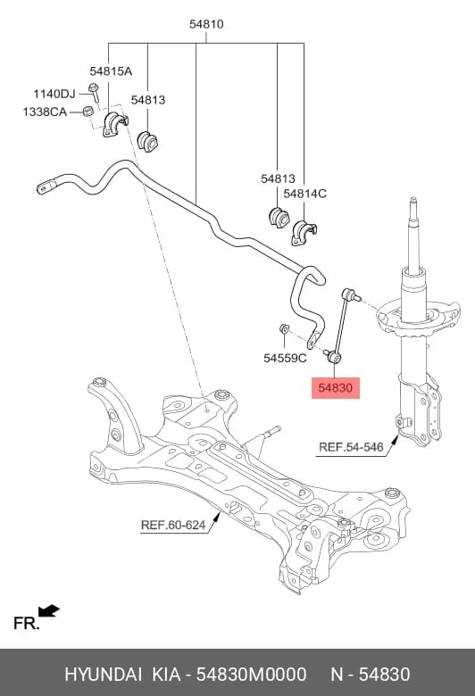 STABILIZER LINK — Suspension &amp; Frame