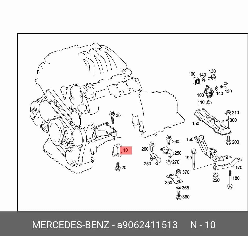 ENGINE MOUNTING — Engine Compartment