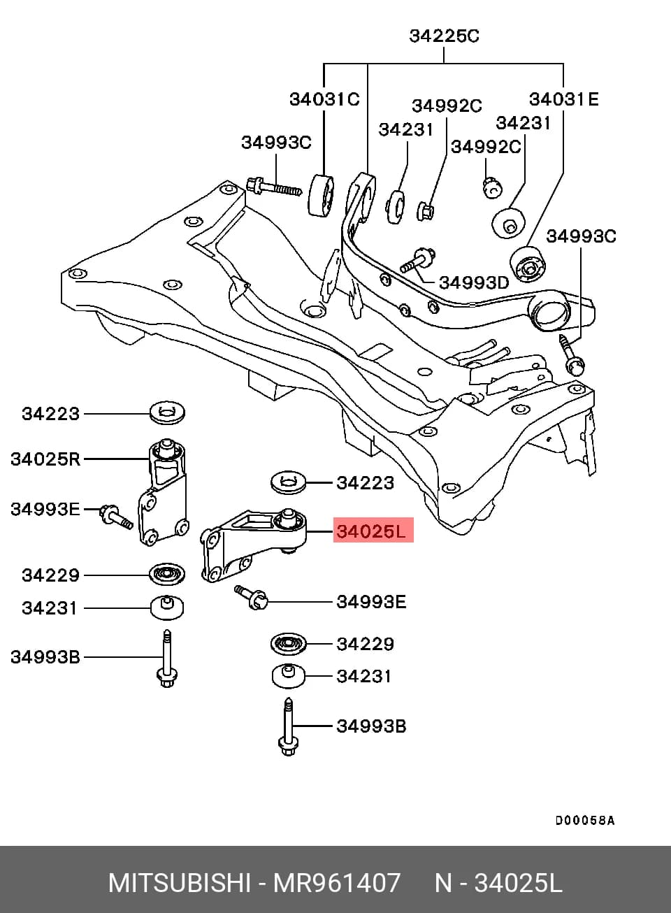 DIFFERENTIAL MOUNTING — Transmission &amp; Wheel