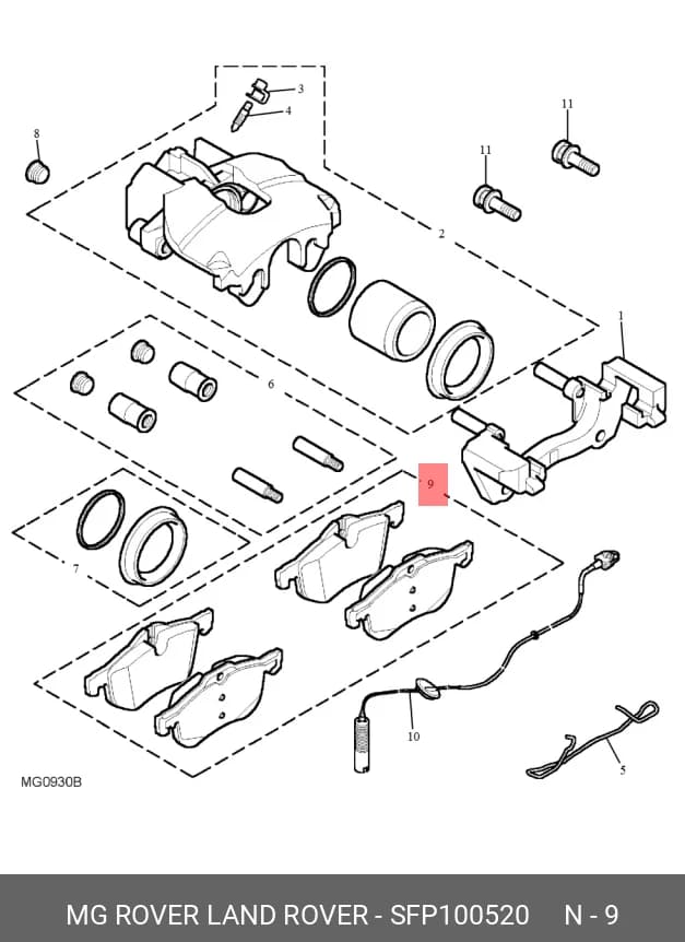BRAKE PADS — Brakes