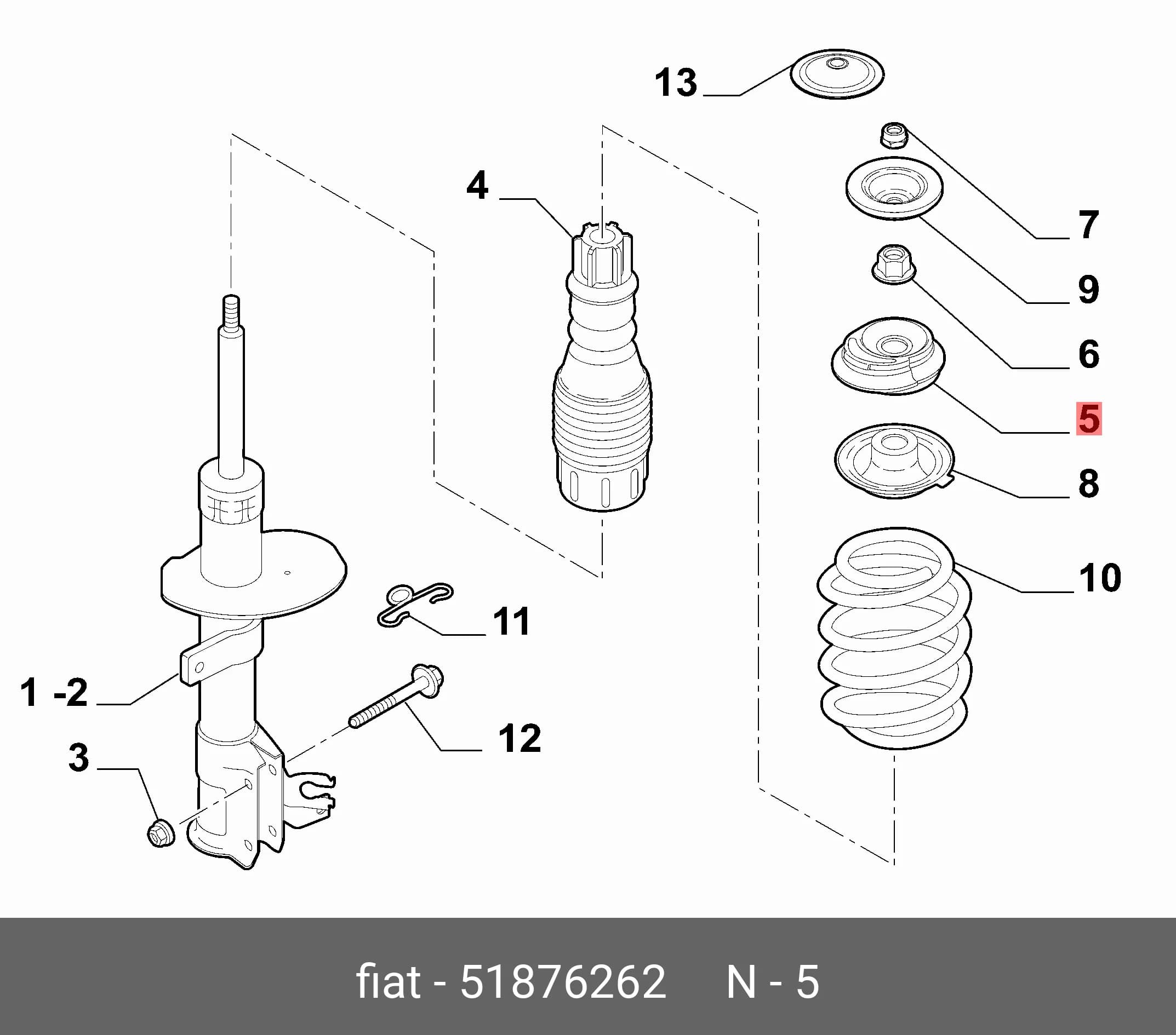 SHOCK ABSORBER MOUNTING — Suspension &amp; Frame