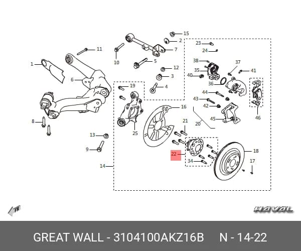 WHEEL HUB — Transmission &amp; Wheel