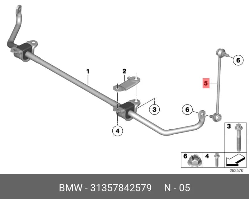 STABILIZER LINK — Suspension &amp; Frame