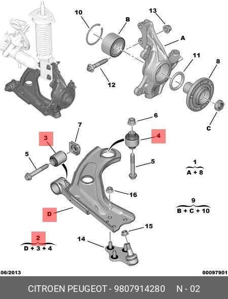 ARM ASSY, SUSPENSION — Suspension &amp; Frame
