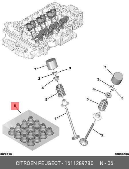 VALVE STEM OIL SEALS, KIT — Gasket