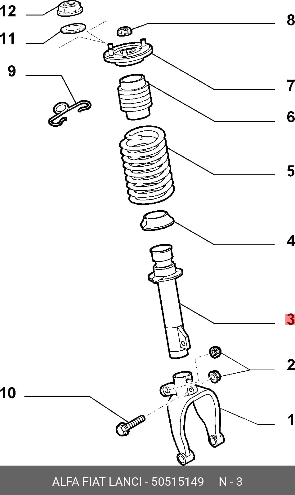 SHOCK ABSORBER — Suspension &amp; Frame
