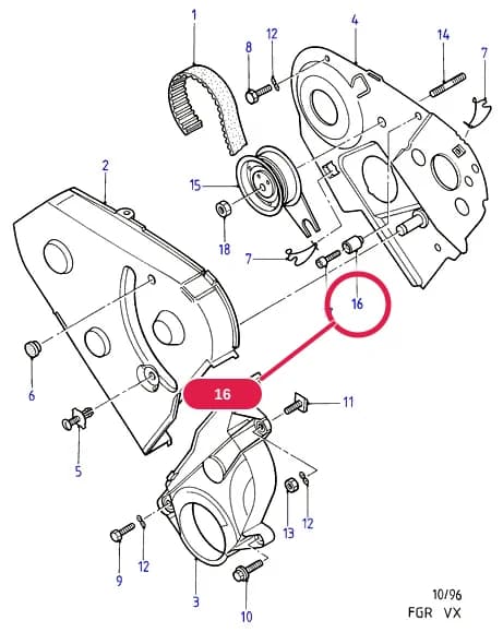 M Engine - Diesel — M02 Engine - Diesel.Cylinder Head/Valves/Manifolds/EGR › M02040 Timing Gear Covers