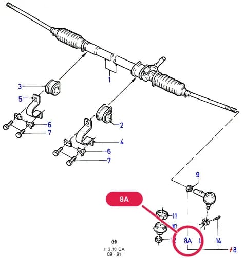H Steering Gear - Gear Change — H02 Steering Gear - Gear Change.Steering Gear And Linkage › H02010 Steering Gear And Linkage