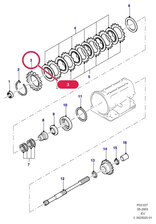 Plate - Retaining; 6.8MM — P Transmission — P03 Transmission.Automatic Transmission › P03037 Transmission Control Mechanisms