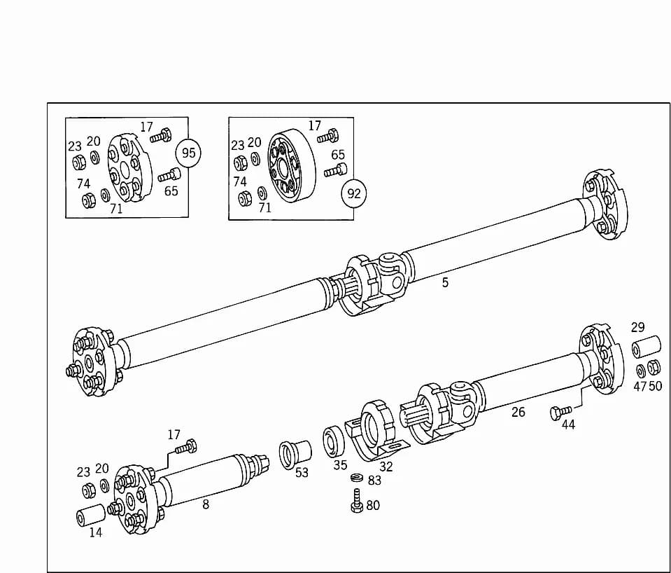 004: Up to ident. no.:   F 702940004: Up to ident. no.: 702940004: ALSO INSTALLED ON F 706684 — 202.182 — 41 PROPELLER SHAFT › 015 PROPELLER SHAFT