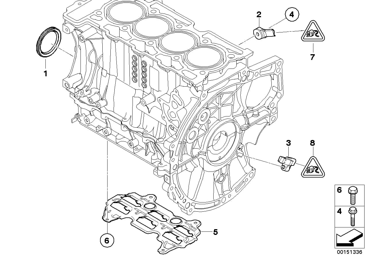 ECE — 11 Engine › 11_3909 Engine block mounting parts