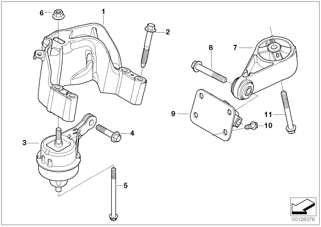 ECE — 22 Engine and gearbox suspension › 22_0098 Engine Suspension