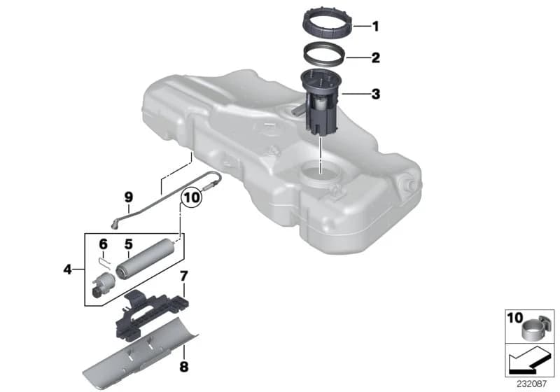 ECE — 16 Fuel Supply › 16_0830 FUEL PUMP/FUEL FILTER
