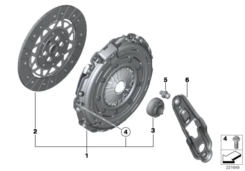 ECE — 21 Clutch › 21_0231 CLUTCH-CLUTCH DISK/PRESSURE PLATE