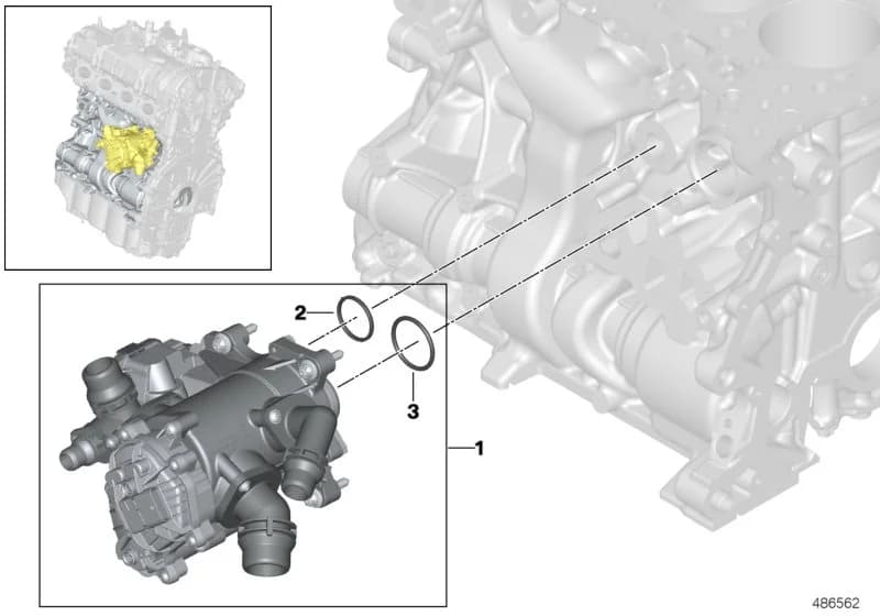 ECE — 11 Engine › 11_7170 COOLING SYSTEM-THERMOSTAT HOUSING