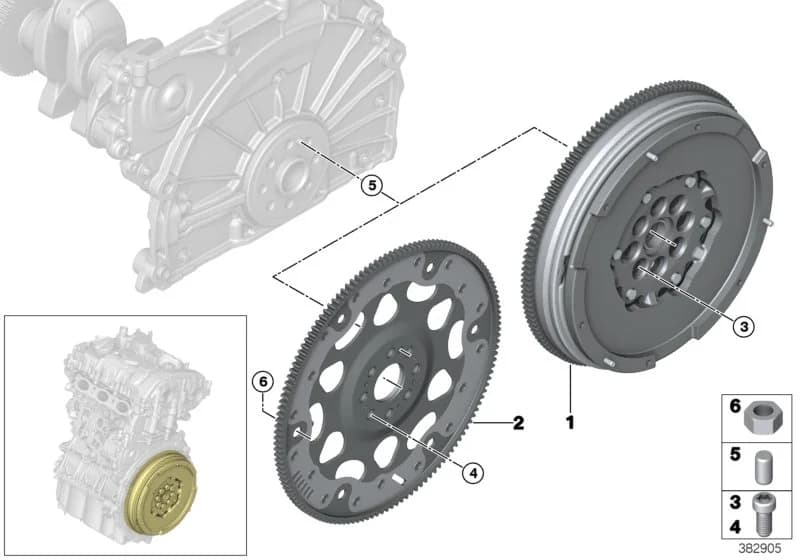 ECE — 11 Engine › 11_5518 Flywheel