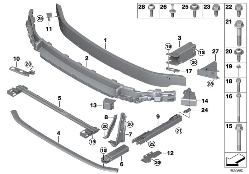 ECE — 51 Vehicle trim › 51_9308 Support, front