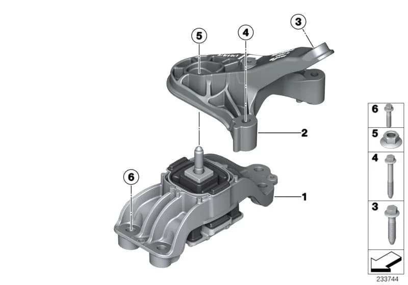 ECE — 22 Engine and gearbox suspension › 22_0128 Gearbox suspension