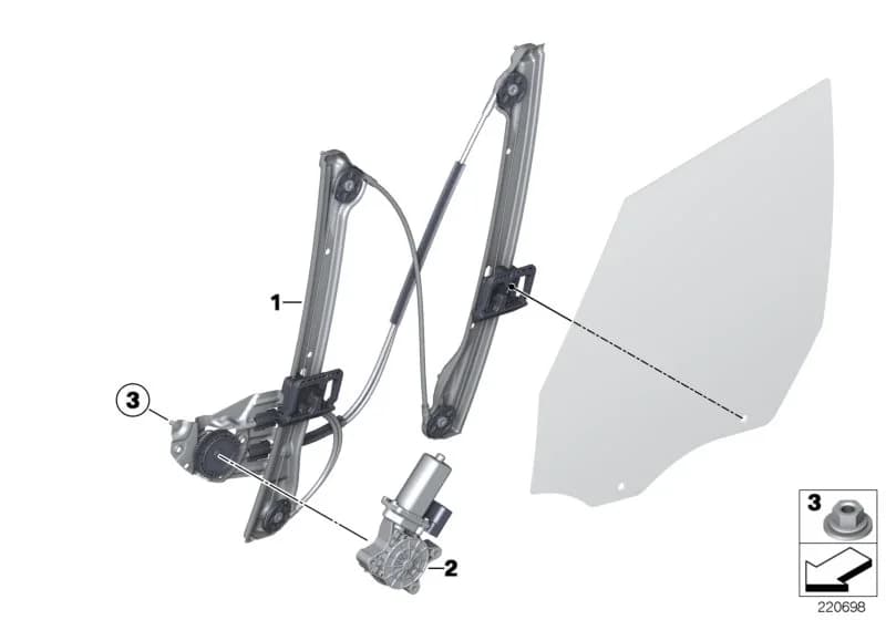 ECE — 51 Vehicle trim › 51_8039 DOOR WINDOW LIFTING MECHANISM FRONT