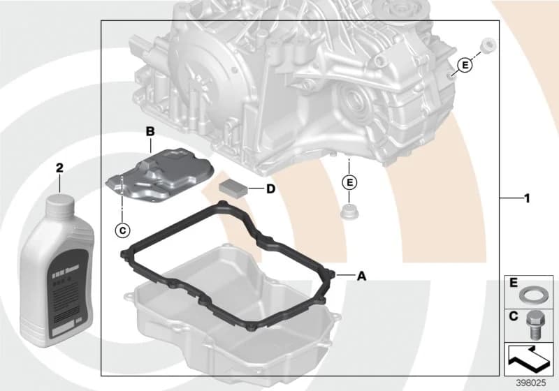 ECE — 88 Inspection kits › 88_0126 Fluid change kit, autom. transmission