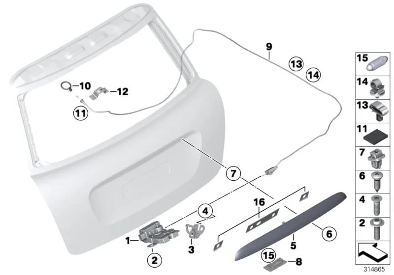 ECE — 41 Bodywork › 41_1770 TRUNK LID/CLOSING SYSTEM