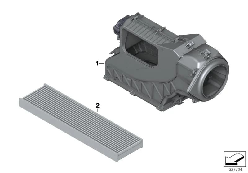 ECE — 64 Heater and Air Conditioning › 64_1542 Microfilter/housing parts