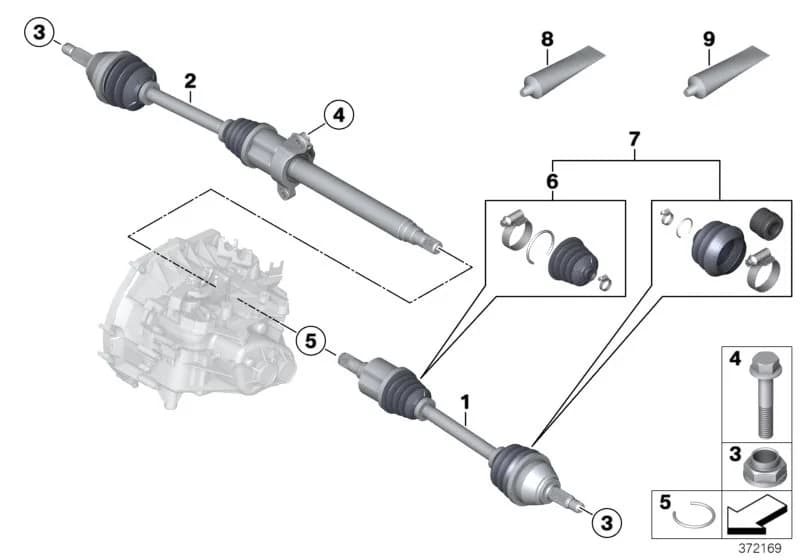 ECE — 31 Front Axle › 31_0909 Drive Shaft