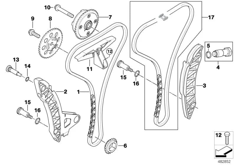 USA — 11 Engine › 11_3924 Timing and valve train-timing chain