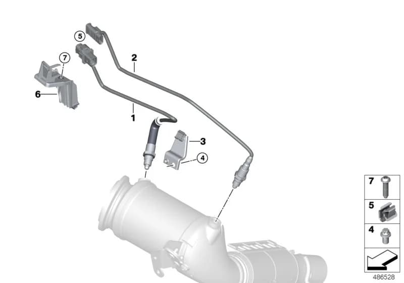 ECE — 18 Exhaust system › 18_1430 Lambda Probe Fixings