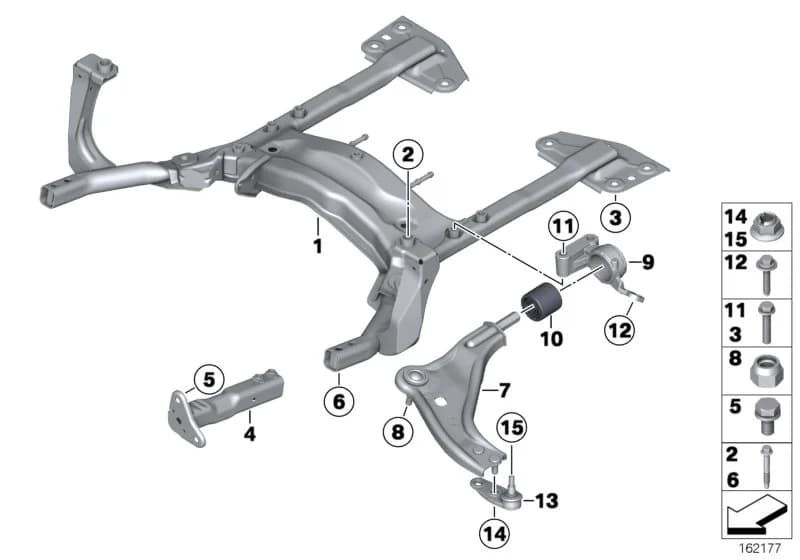 ECE — 31 Front Axle › 31_0774 FRONT AXLE SUPPORT/WISHBONE