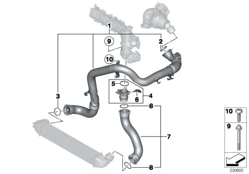 ECE — 11 Engine › 11_4737 INTAKE MANIFOLD-SUPERCHARG.AIR DUCT/AGR