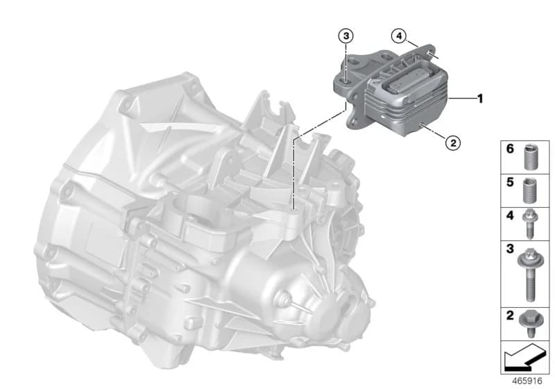 ECE — 22 Engine and gearbox suspension › 22_0207 Gearbox suspension