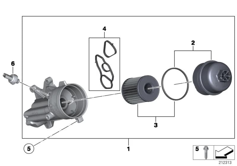 ECE — 11 Engine › 11_4550 Lubrication system-Oil filter
