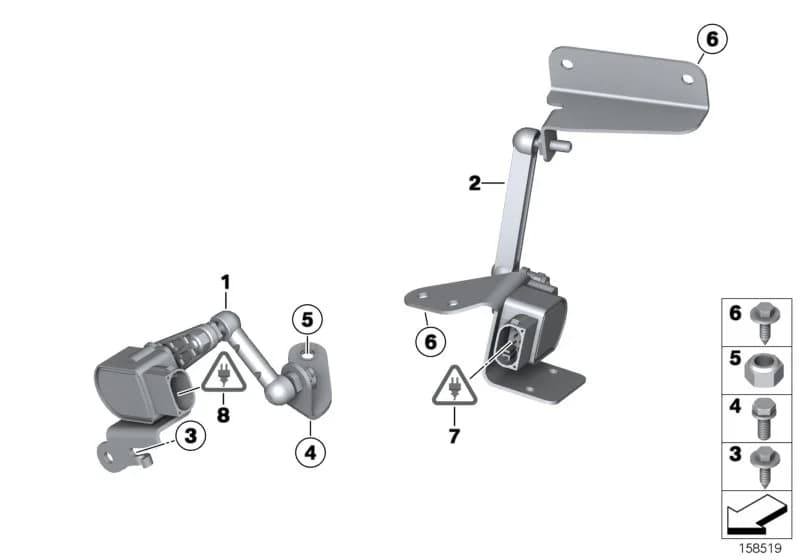 ECE — 31 Front Axle › 31_0775 HEADLIGHT VERTICAL AIM CONTROL SENSOR