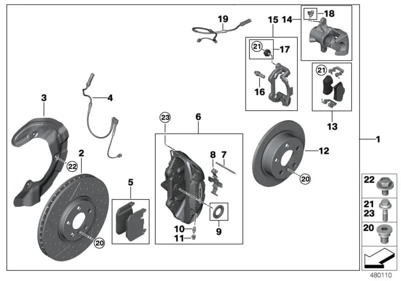 ECE — 03 Retrofitting / conversion / accessories › 03_0046 Sports brake retrofit kit